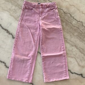 GAP Denim Pink Wide-Leg Pants